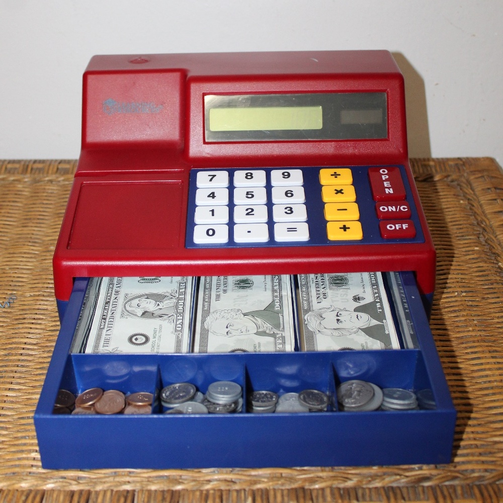 Learning Resources Pretend & Play Teaching Cash Register.